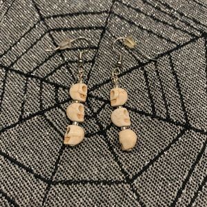 Skull Bead Earrings